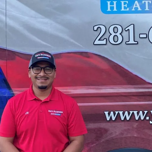 Junior Andrade, plumber at The Katy Plumbing Company