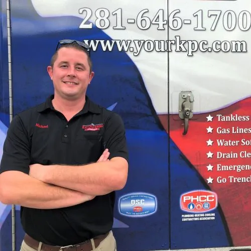 Michael Nieland, plumber at The Katy Plumbing Company