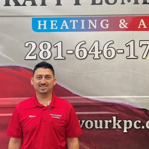 Wilmer Enrriques, plumber at The Katy Plumbing Company